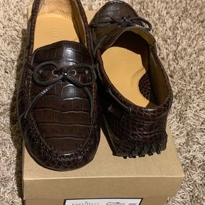 Cole Haan men’s embossed crocodile drivers